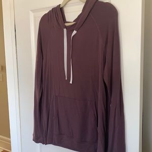 Oversized tunic style hoodie